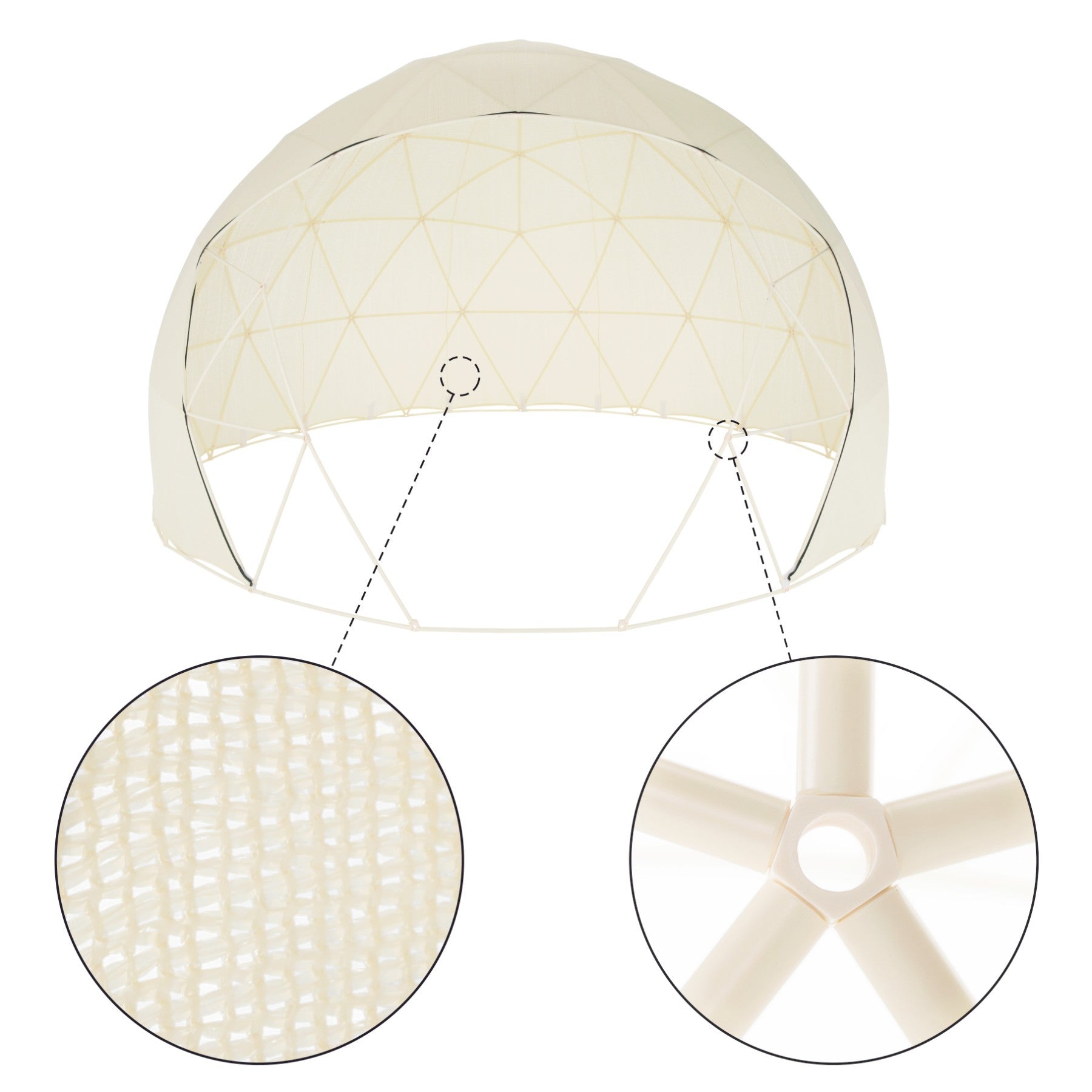 Cort 3.6 x 3.6 x 2.2 m Curte, Gradina, Evenimente, pliabil , Iglu .